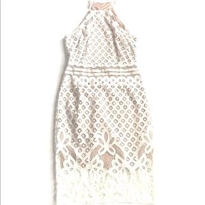 steal a kiss white lace dress